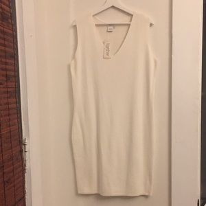 NWT! Ivory sweater & dress set. Sleeveless. Vneck